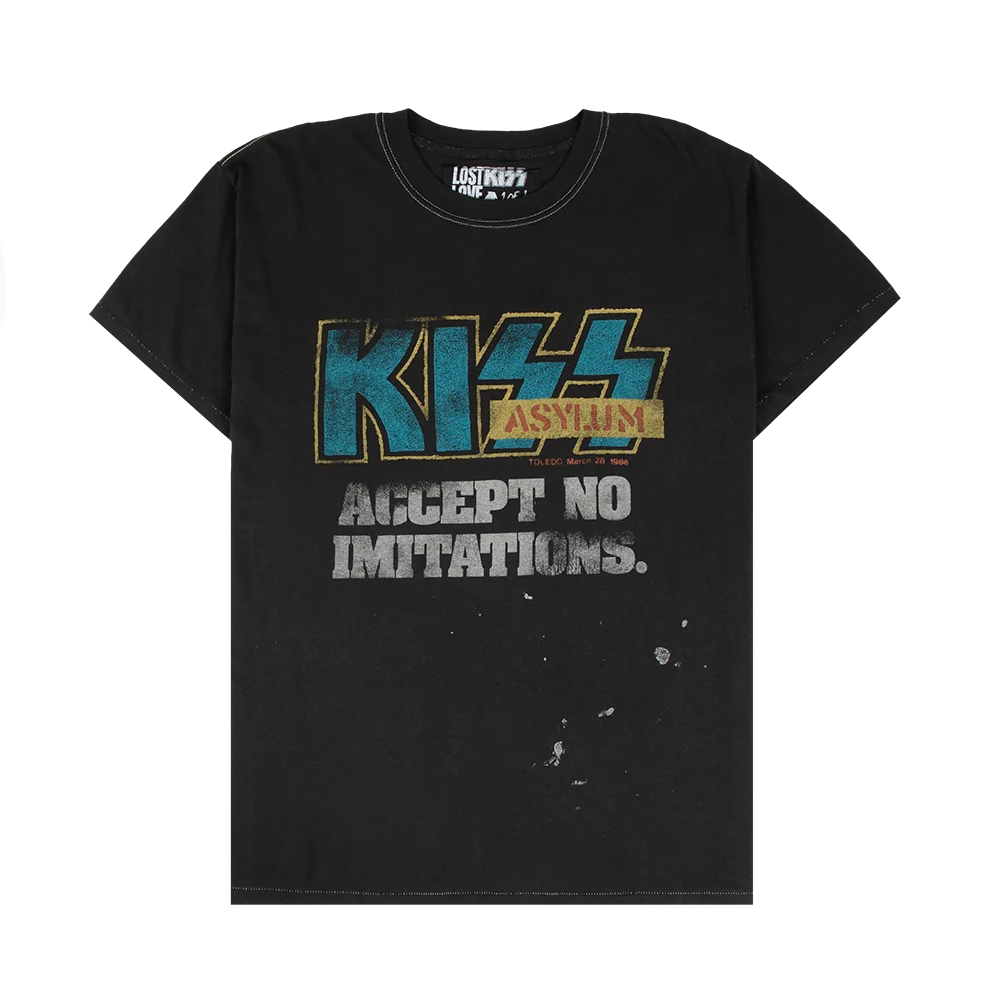KISS x Lost Love: Accept No Imitations Upcycled T-Shirt
